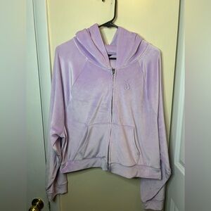 Victoria's Secret Light Purple Zip-Up Hoodie